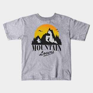 Mountain Lovers Kids T-Shirt